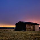 lonely house at nigth