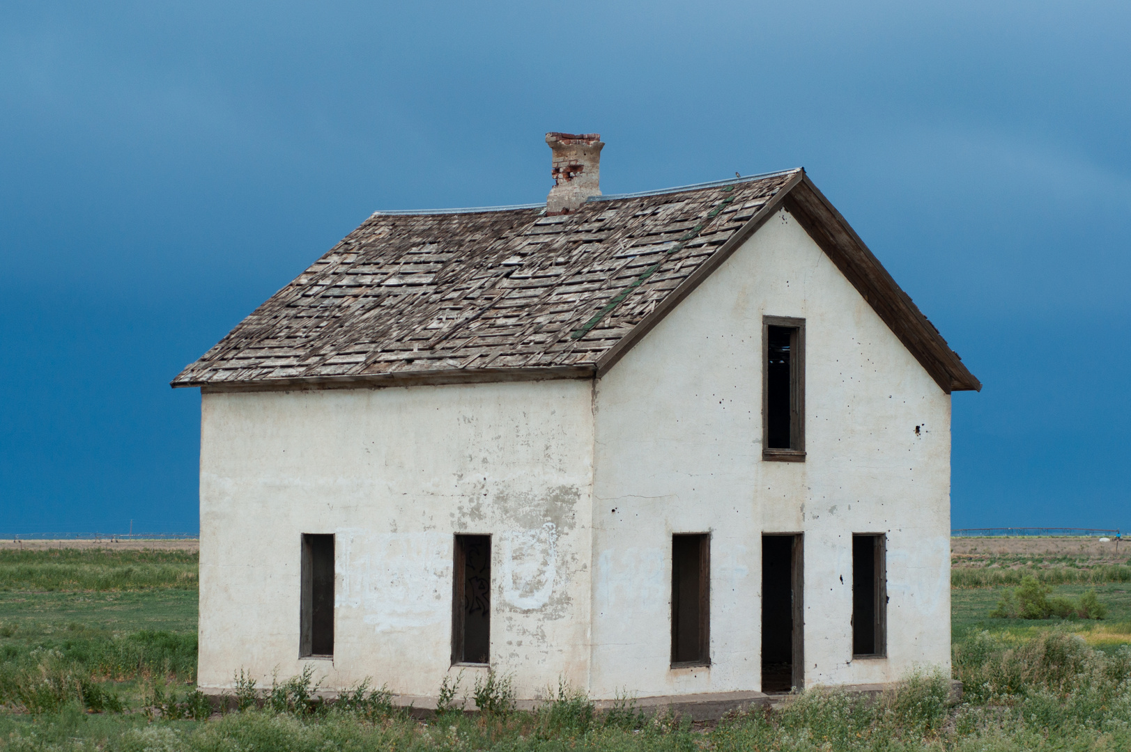 Lonely House near the Sand Dunes