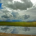 Lonely lake near Amdo