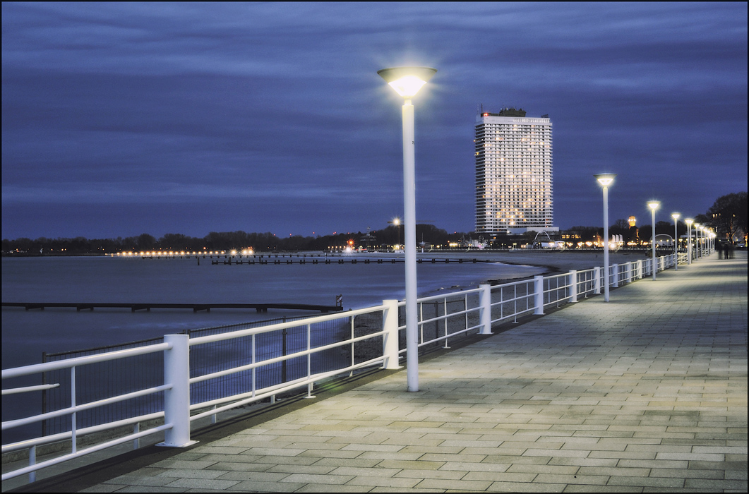 Lonely night in Travemünde