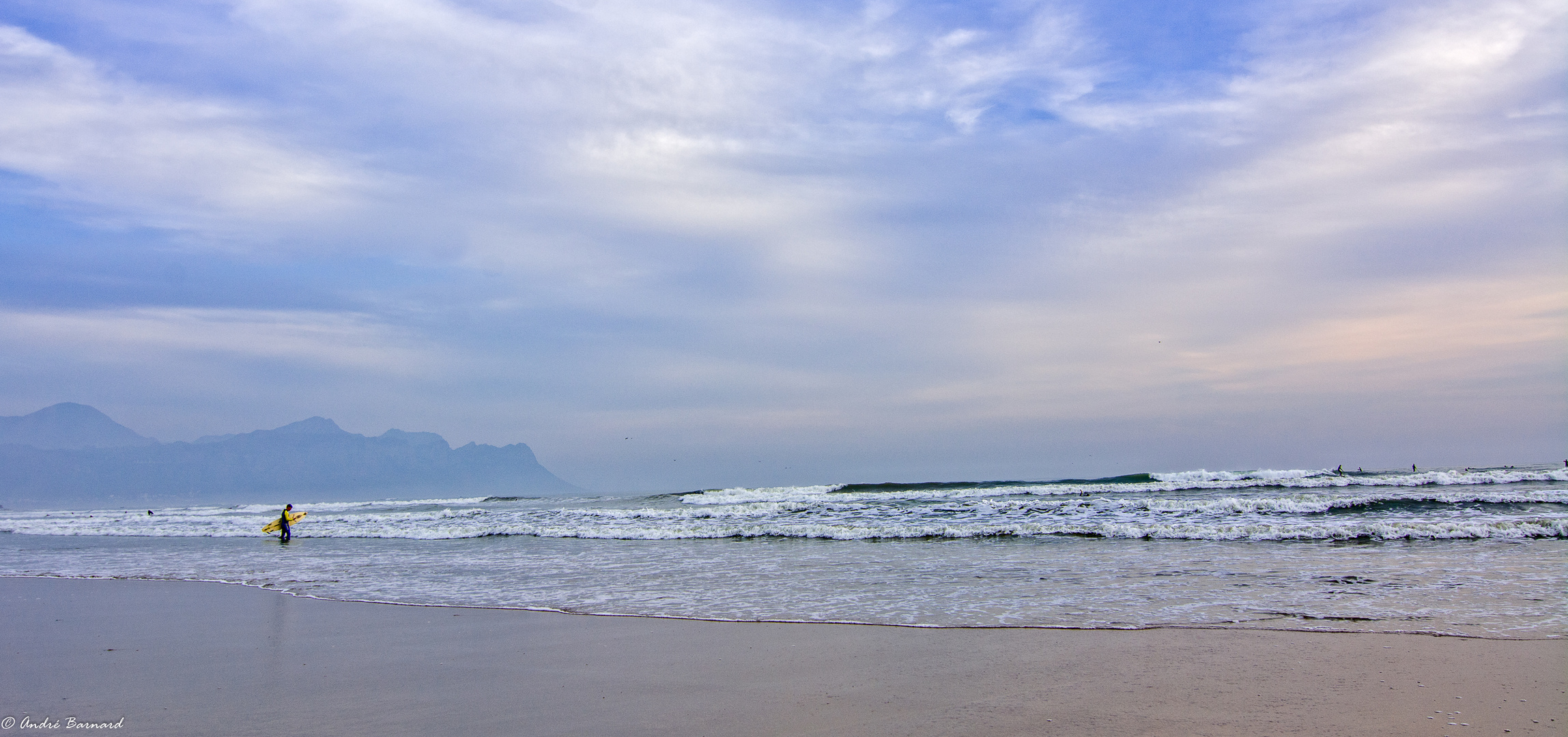 Lonely surfer