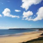 Lonesome at three cliffs bay