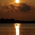 lonesome canoeist