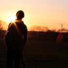 Lonesome guitar player