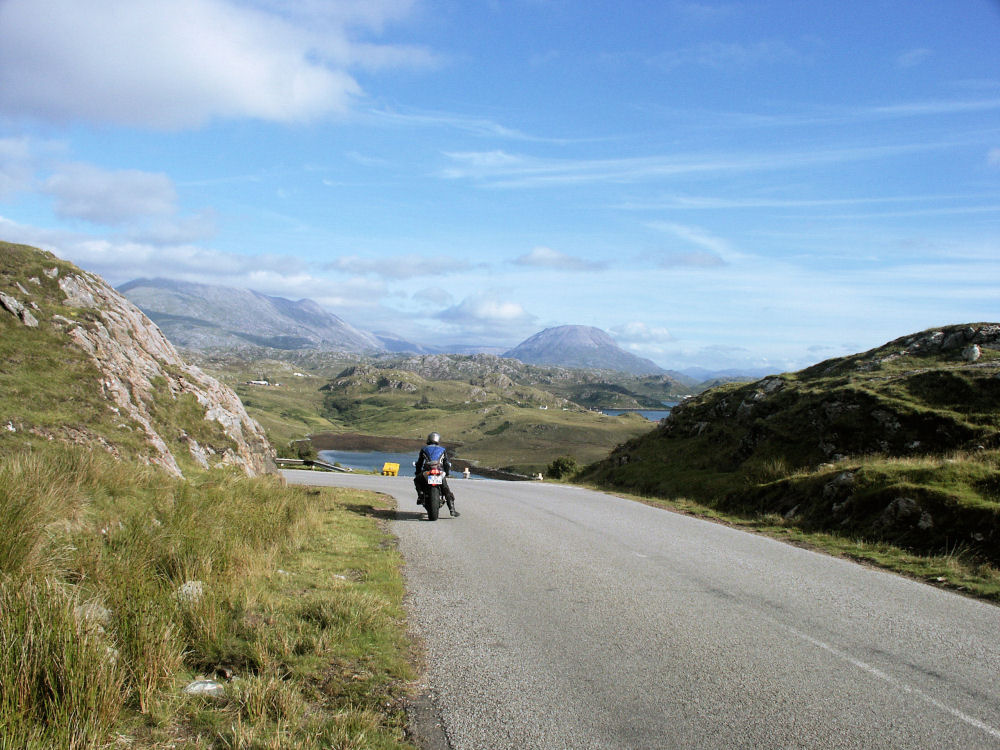 Lonesome rider...