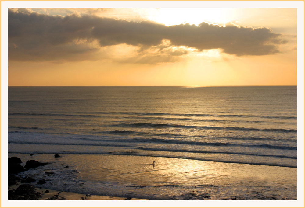 Lonesome surfer