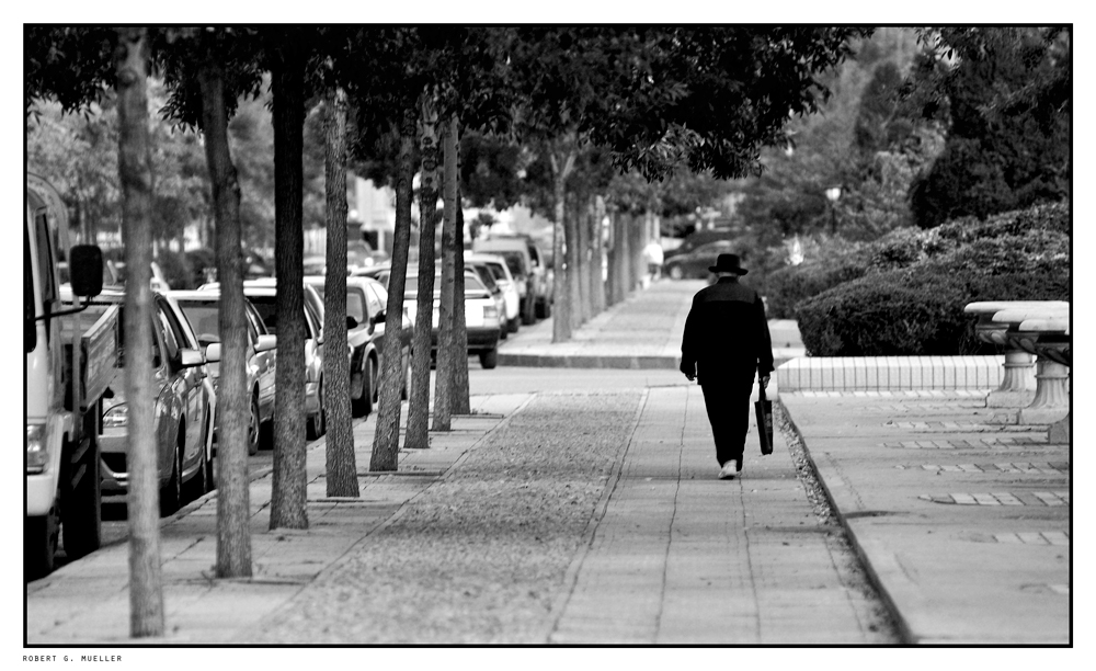 lonesome walking man