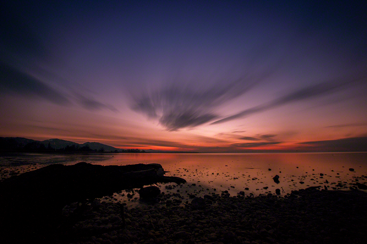 Long exposure at the lake constance