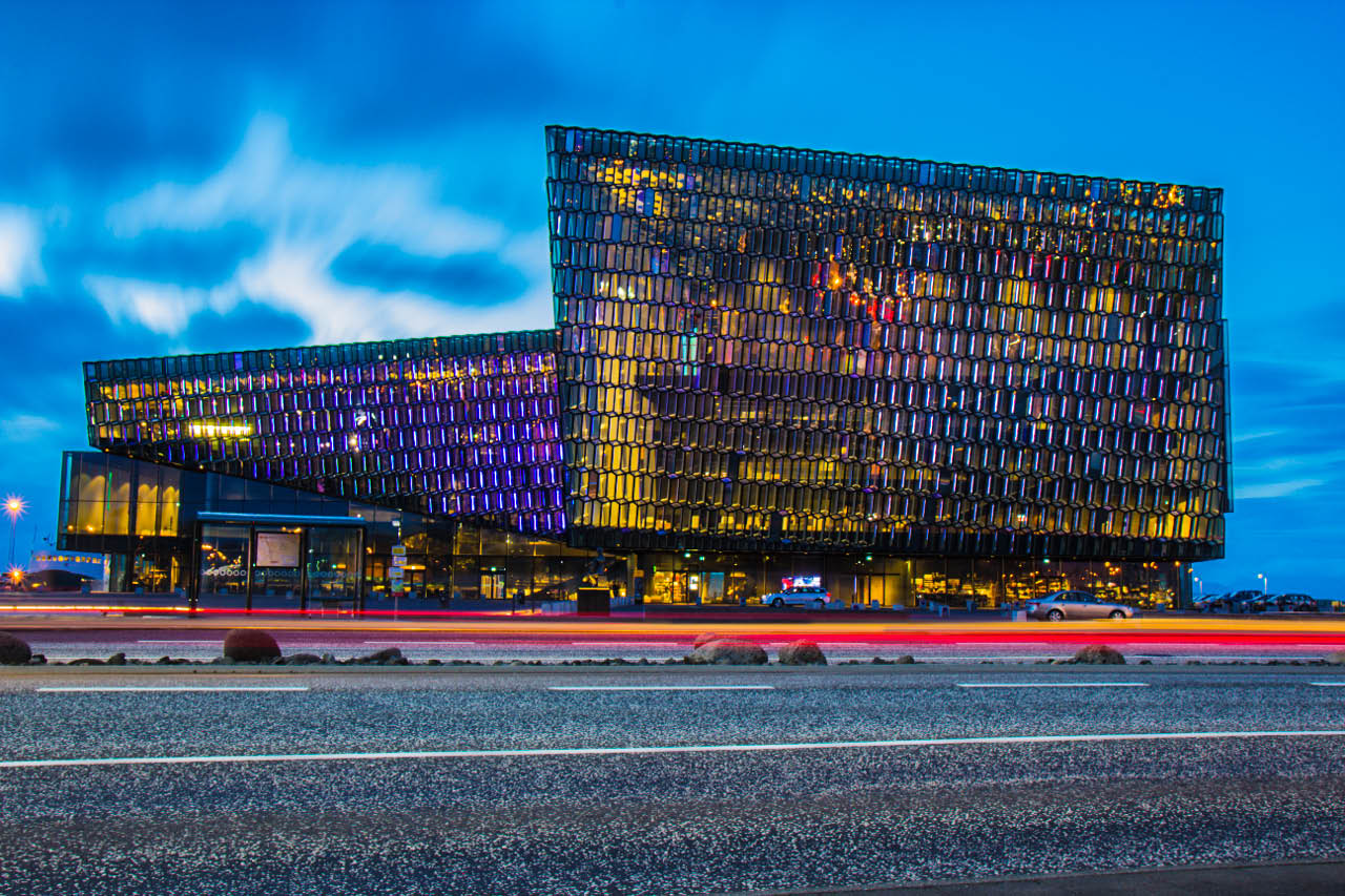 Long Exposure Harpa Reykjavík