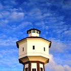 long island water tower at sunrise