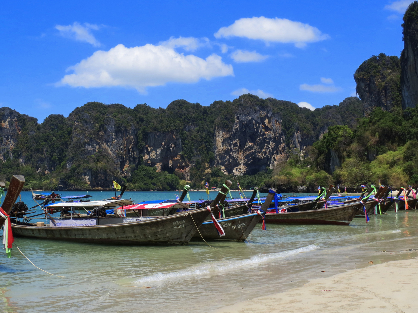 Long Tail Boats in Krabi