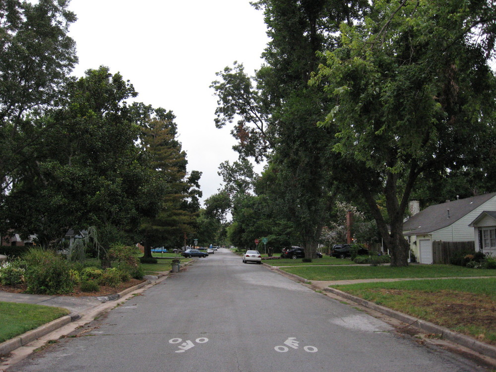 Long view towards Brookside