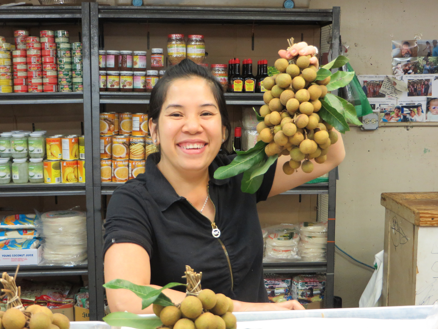 Longanverkäuferin in Chinatown - Honolulu