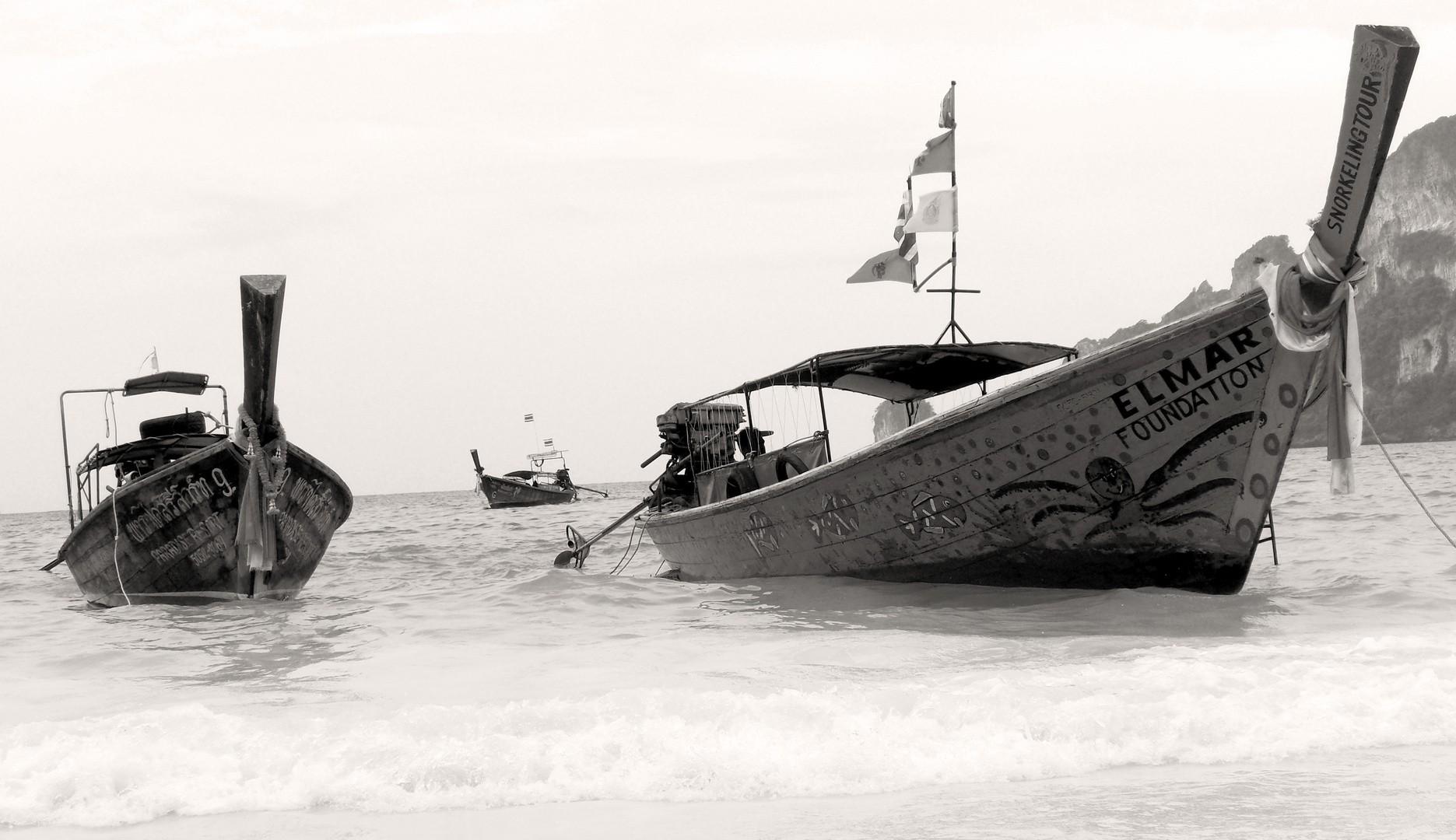 Longboat auf Kho Phi Phi