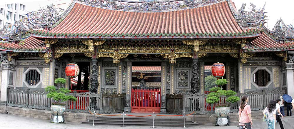 LongShan-Tempel am Tag