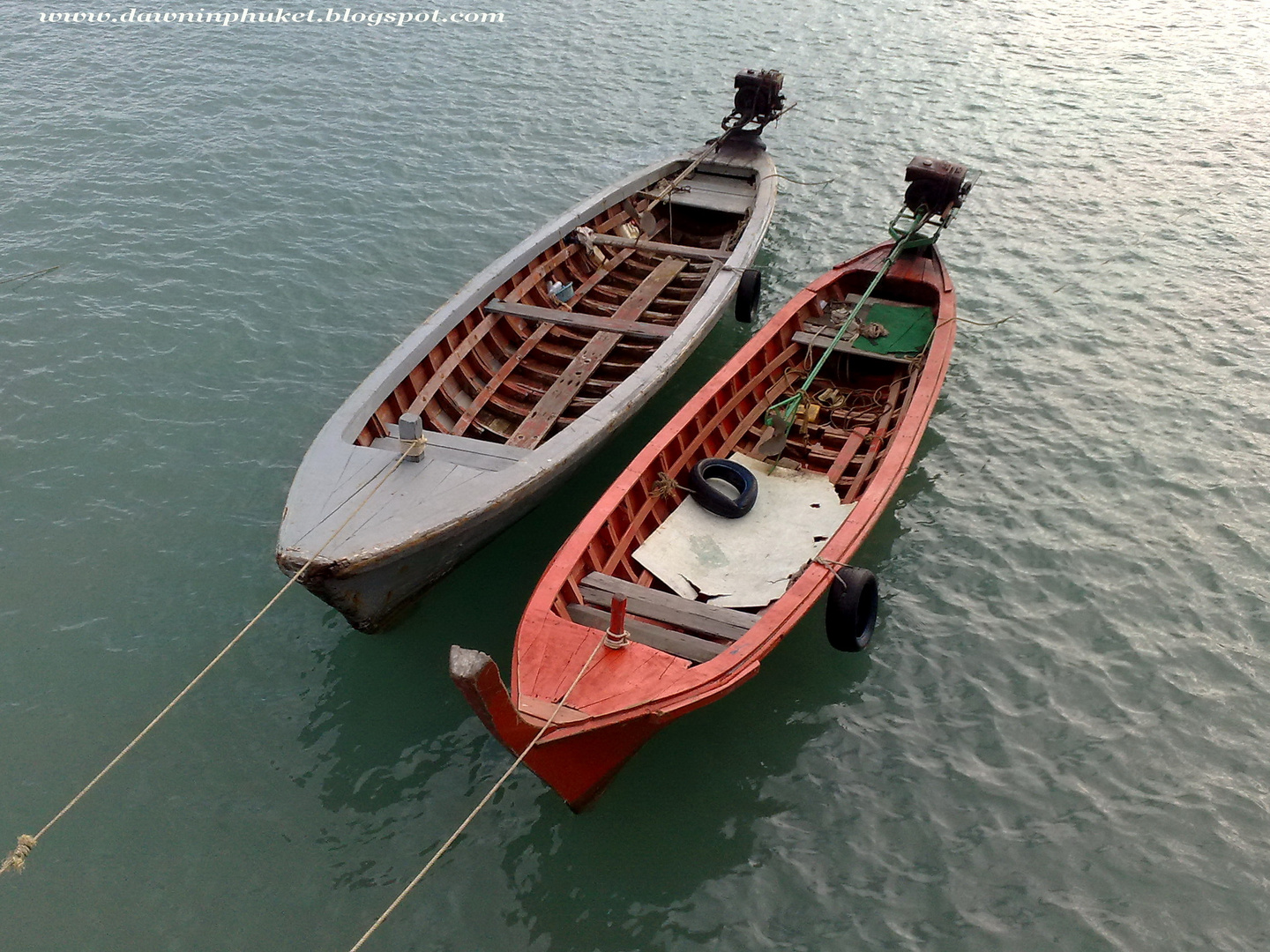 Longtail Boats at Chalong Bay, Phuket