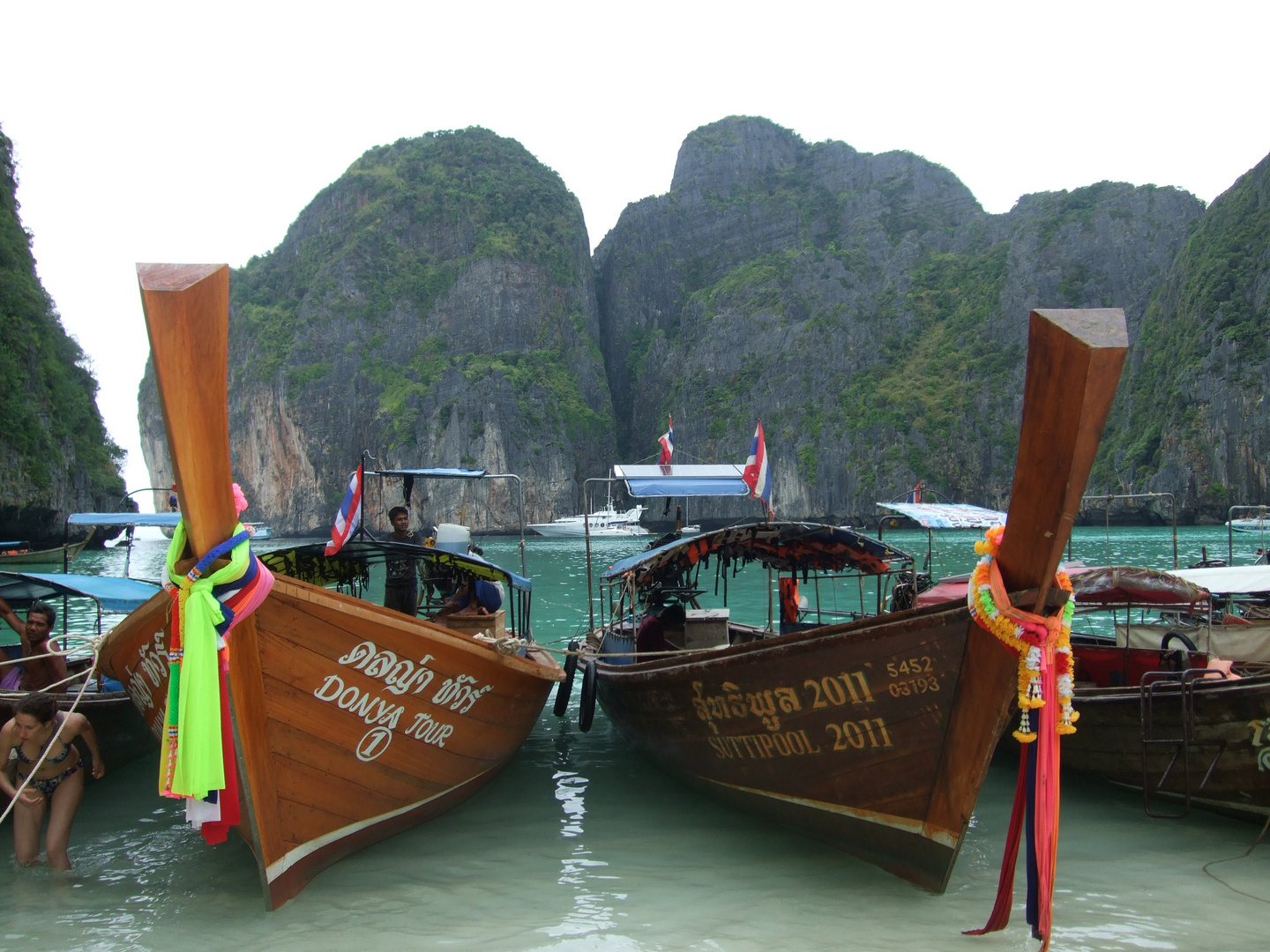 Longtail-Boote frontal