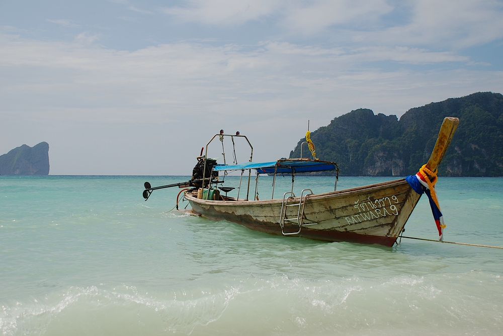 Longtailboat vor PhiPhi