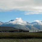 Longyearbyen auf Spitzbergen im Sommer