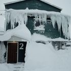 Longyearbyen - Haus im Eis