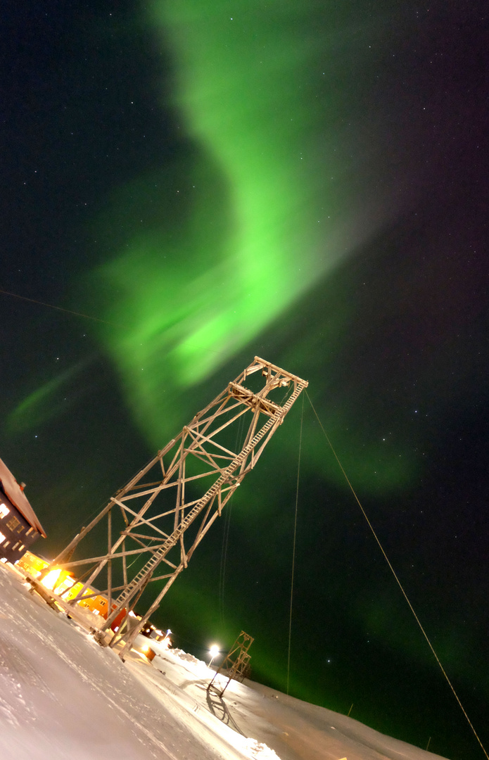 Longyearbyen Polarlicht