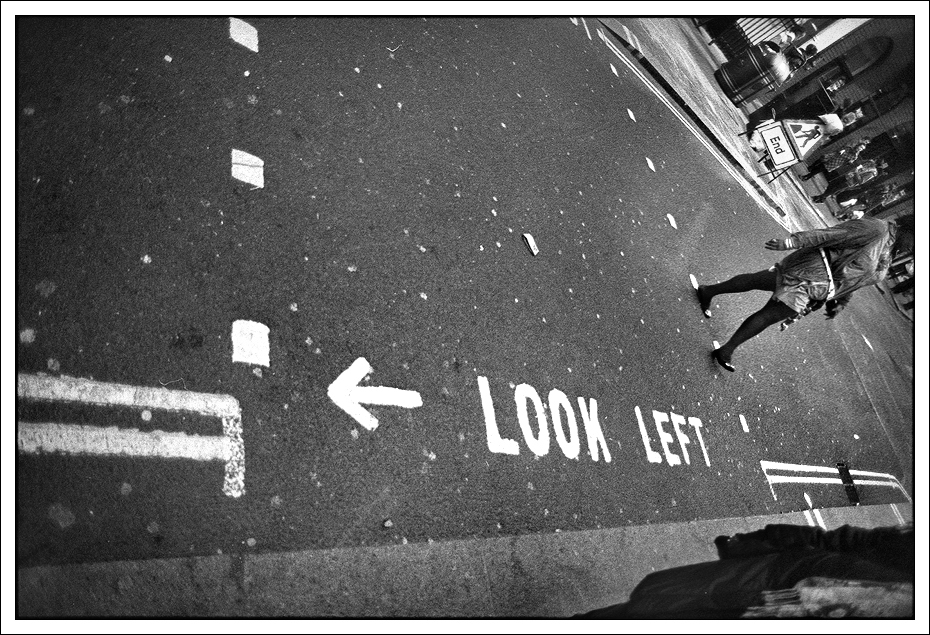 look left