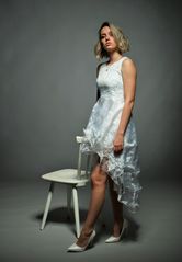 LOOK Portrait white dress Va-89col +8Fotos
