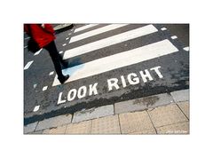 Look right