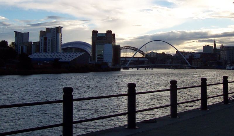 looking back on newcastles quayside