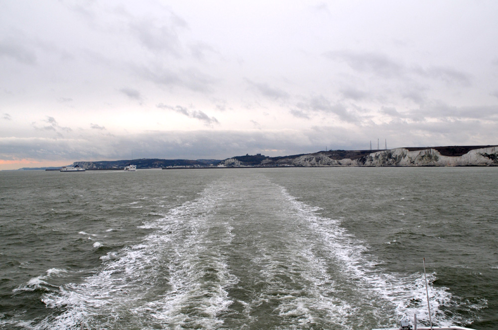 Looking back to Dover