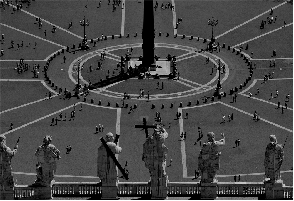 Looking Down on St. Peters Square (2)