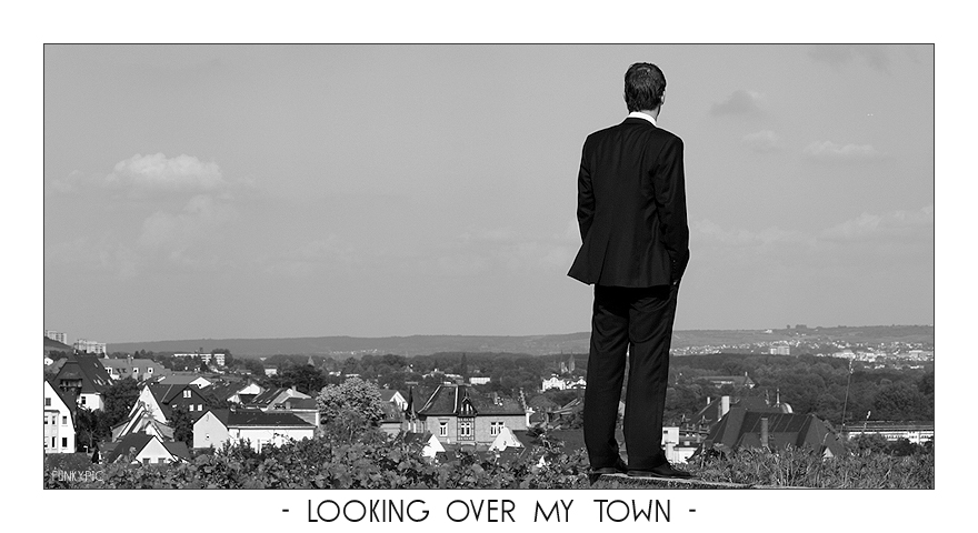 looking over my town