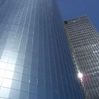 Looking up at Glass Front Sky-Scraper