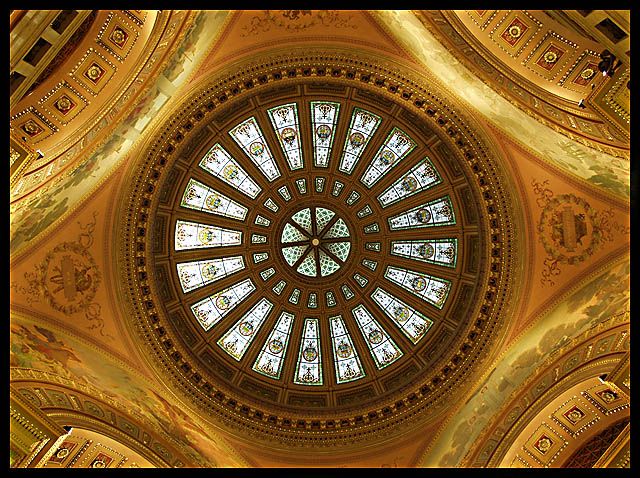 Looking Up in the Courthouse