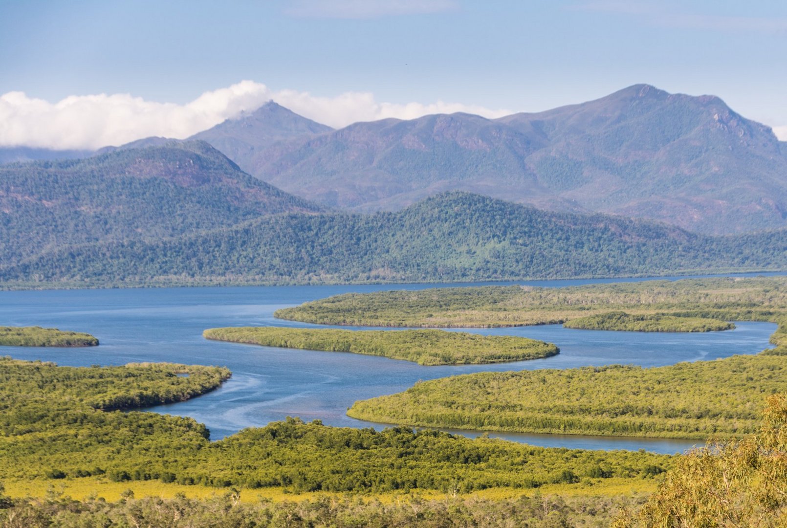 Lookout to Hinchinbrook Island