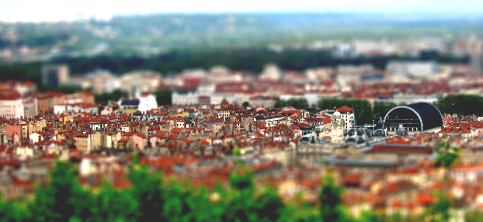 L'opéra de Lyon et la Croix-Rousse