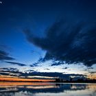 l'ora blu sul lago di mantova