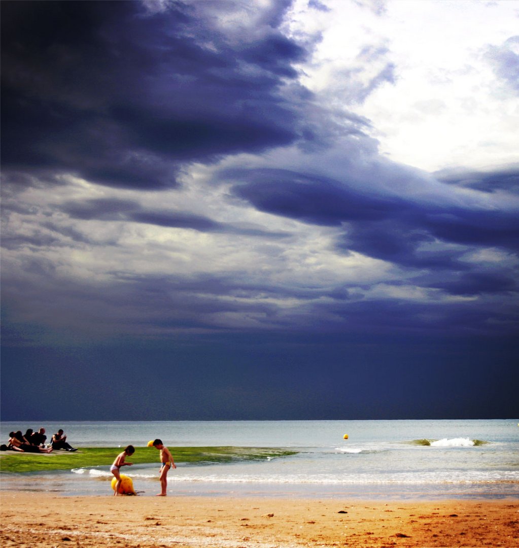 L'orage arrive.