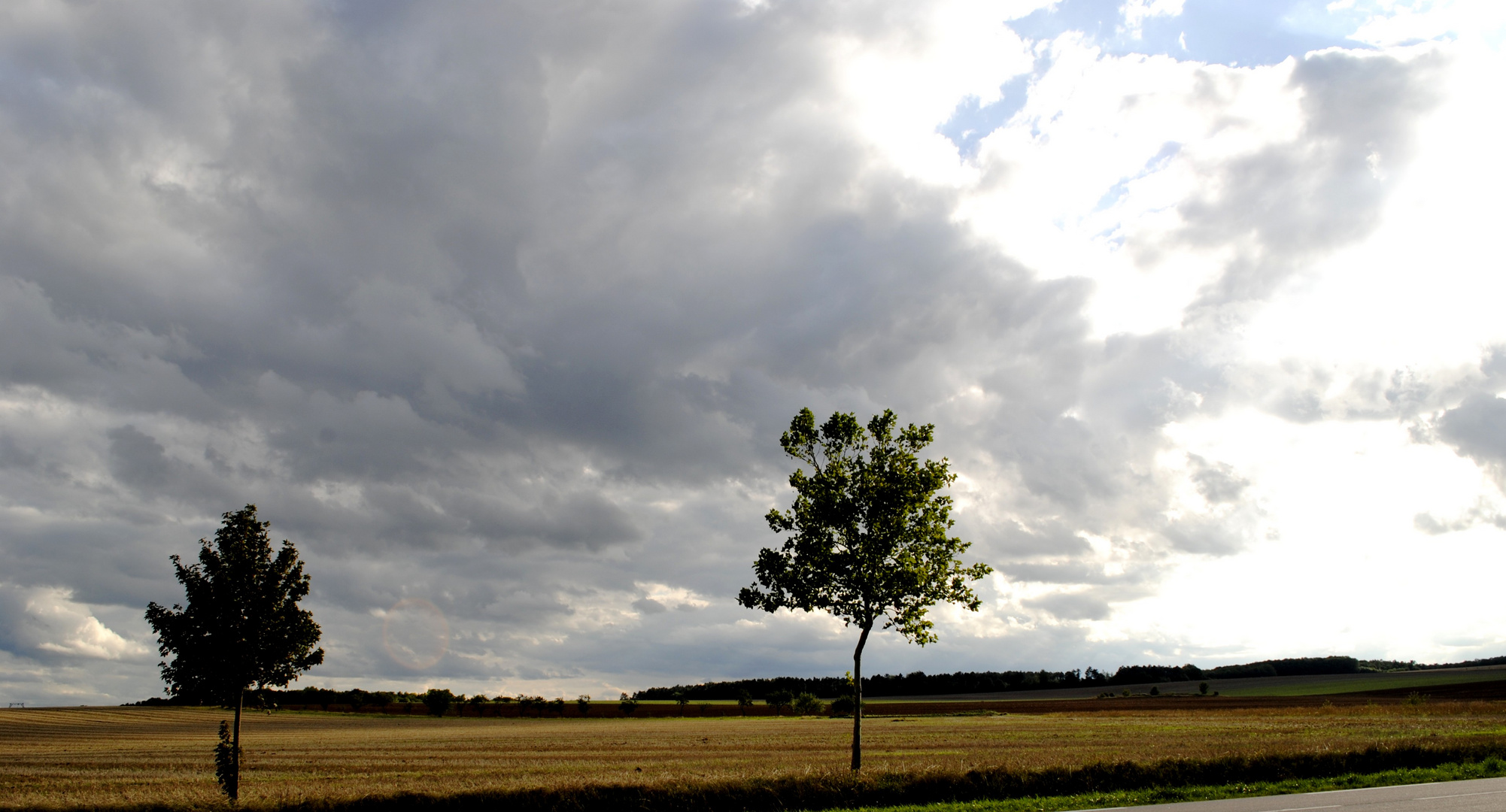 L'orage arrive.