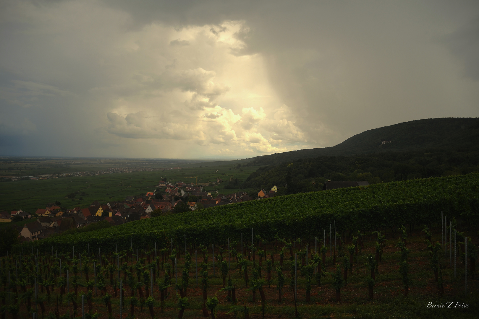 L'orage arrive sur Gueberschwihr