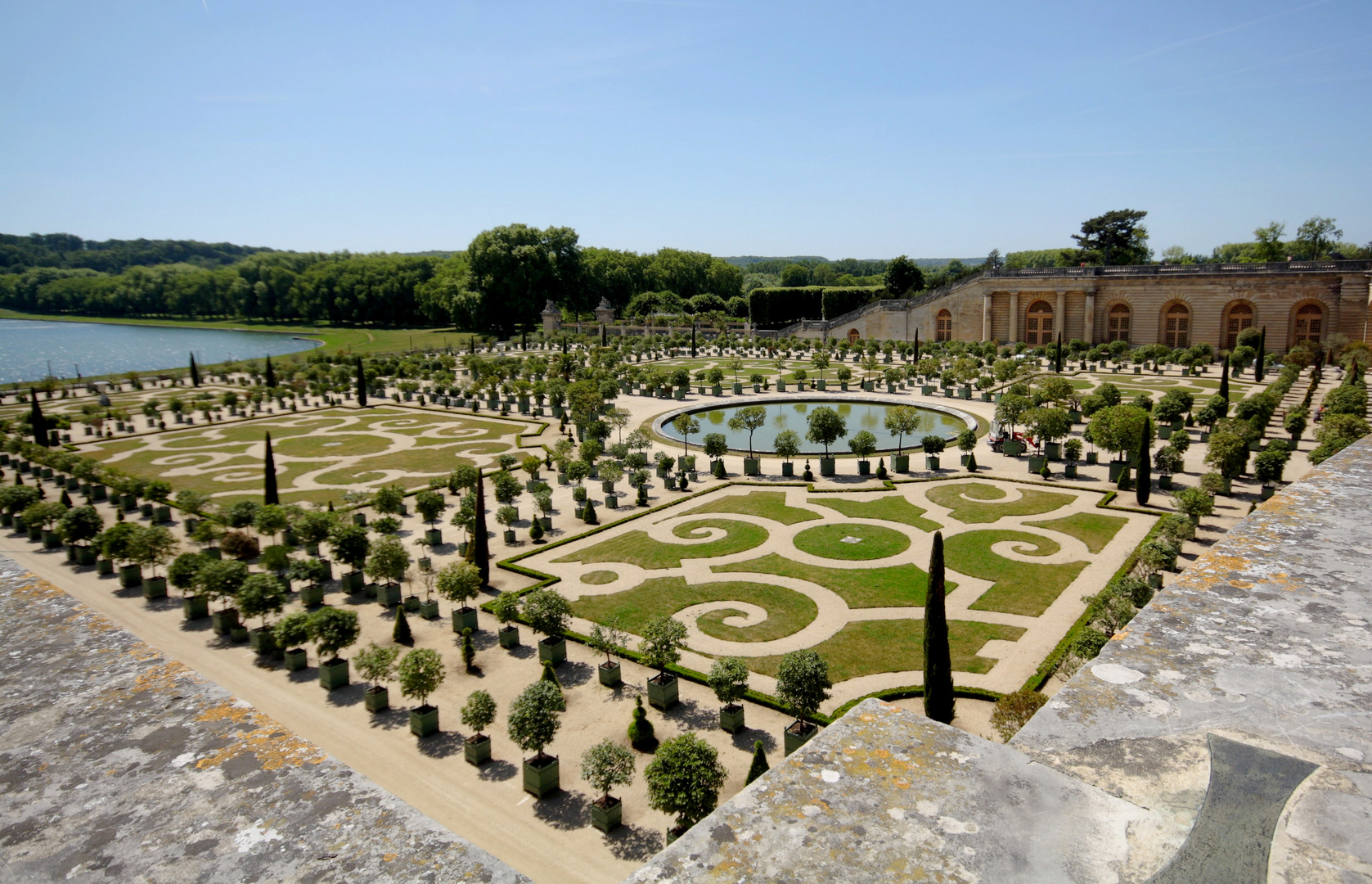 L'orangerie du château de Versailles