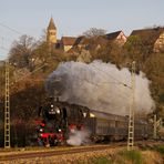 Lorcher Kloster im Öl-Dampf der 01 1066