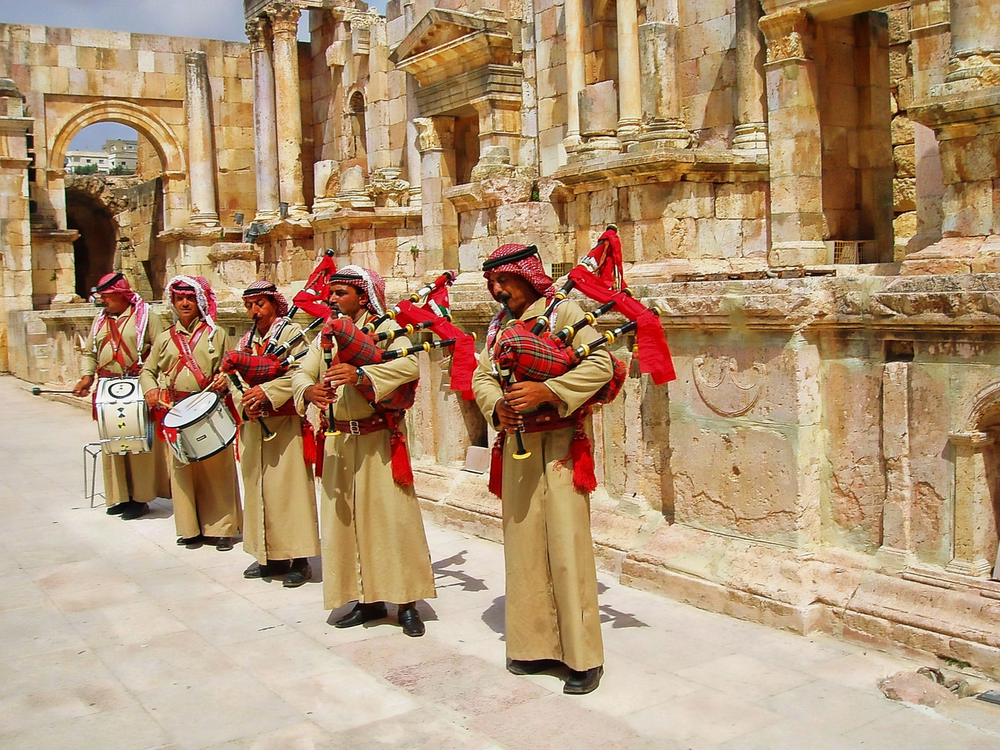 l'orchestre dans le théâtre de JERASH