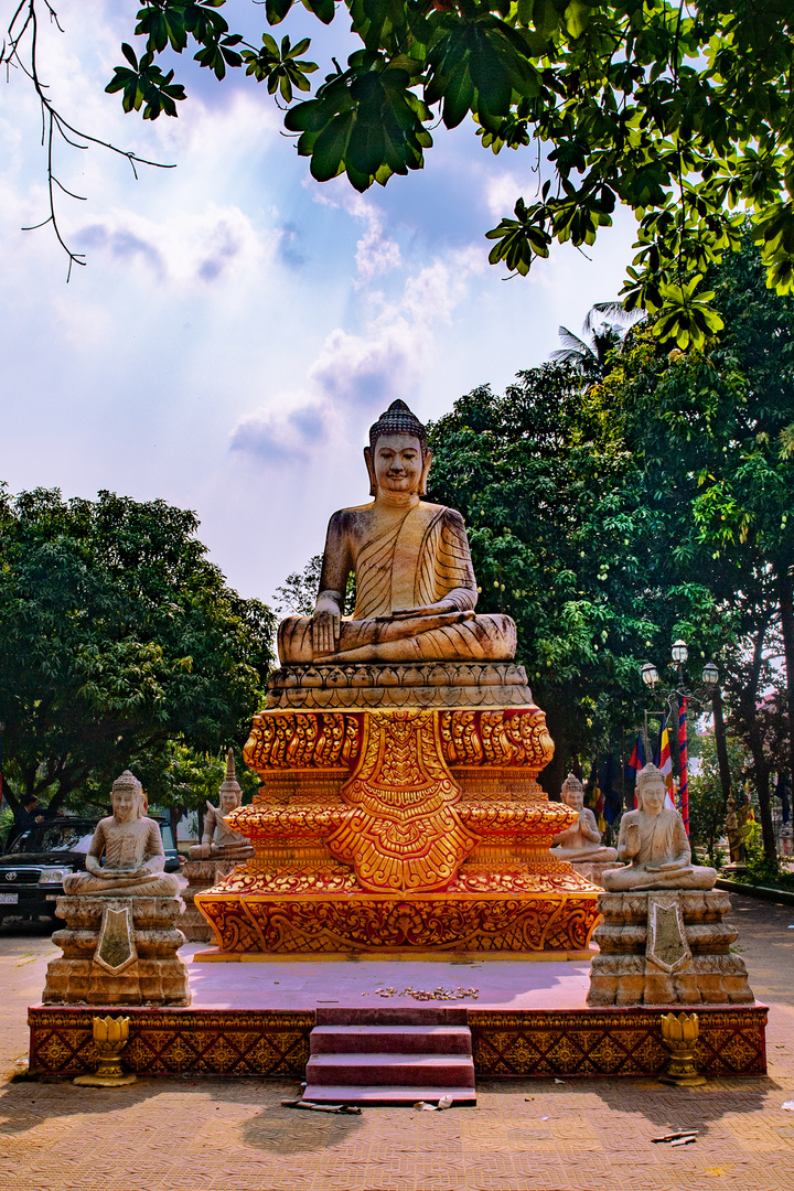 Lord Buddha in the Wat Prachum Sako complex