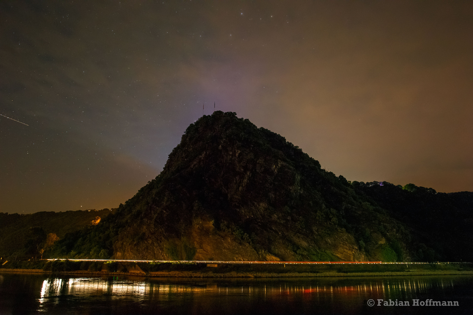 Loreley bei Nacht