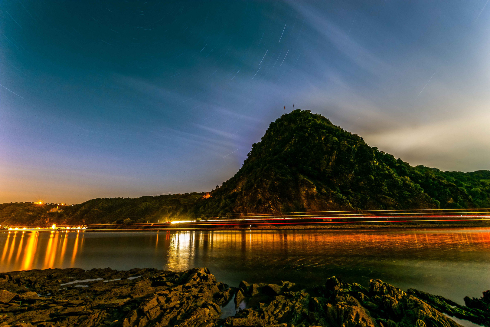 Loreley bei Nacht II