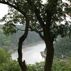 Loreleyfelsen mit Blick auf den Rhein