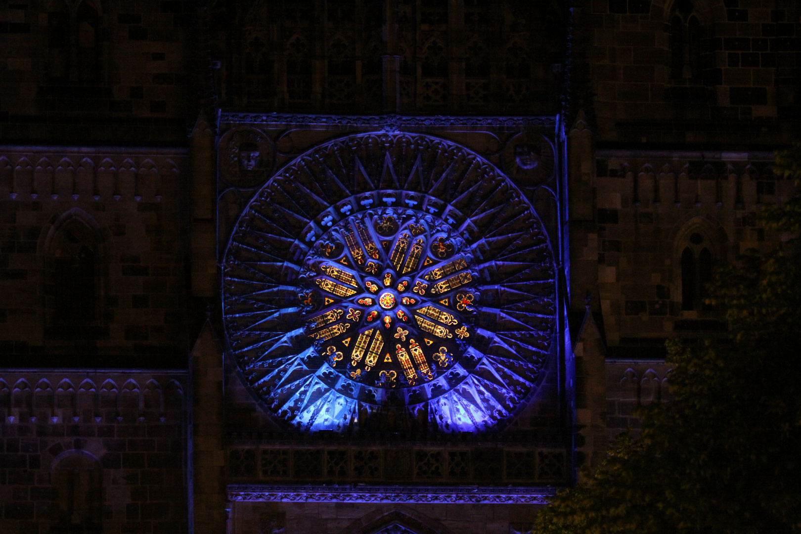 Lorenzkirche in der Blauen Nacht