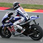 Lorenzo`s Wheelie (Teil2) beim Moto GP 2010am Sachsenring