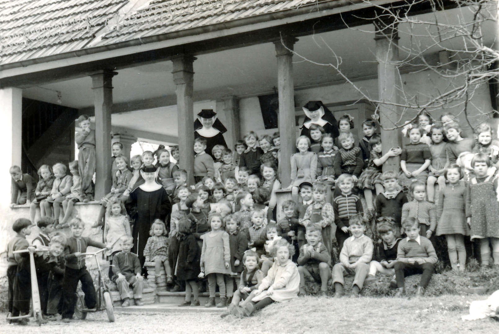 Loretto-Kindergartenkinder Tettnang 1958